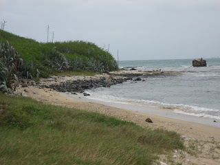 澎湖海水淡化廠 馬公海水淡化廠二廠旁的小沙灘