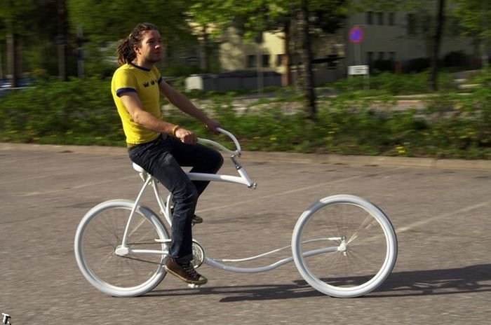 Forkless cruiser, uma bicicleta sem garfo