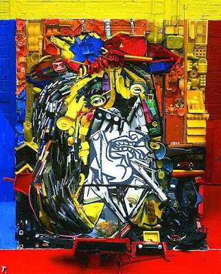 art with trash art with trash