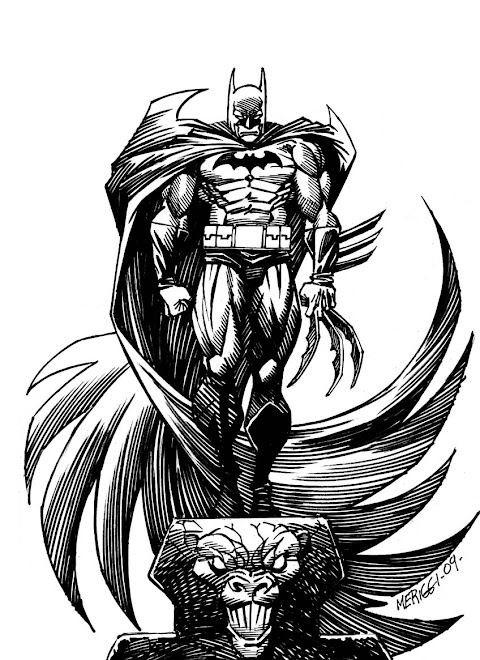 BATMAN YEAR 70 / INK AND PENCIL MERIGGI