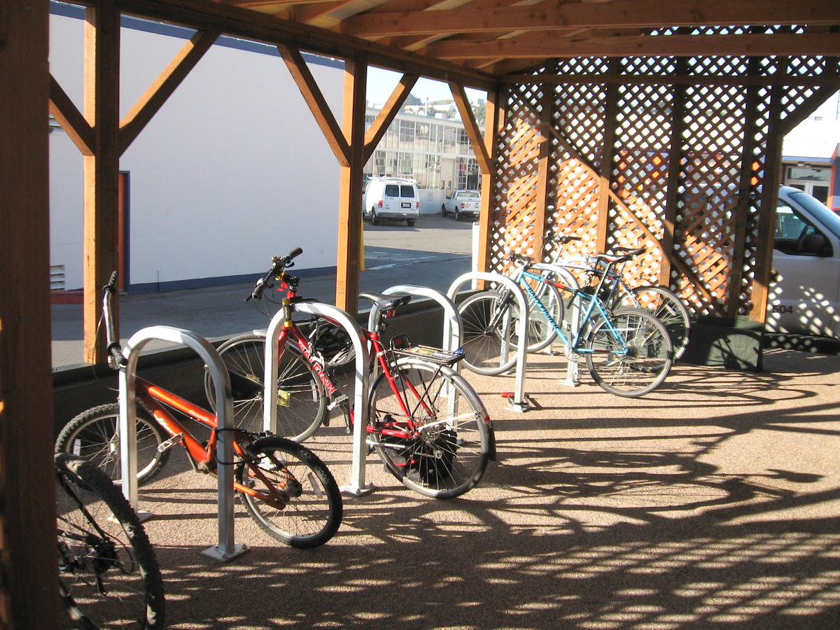 BIKE NOPA DPW's New Bike Port Makes Biking to Work Even Better