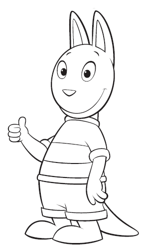 colorindo e desenhando backyardigans para colorir