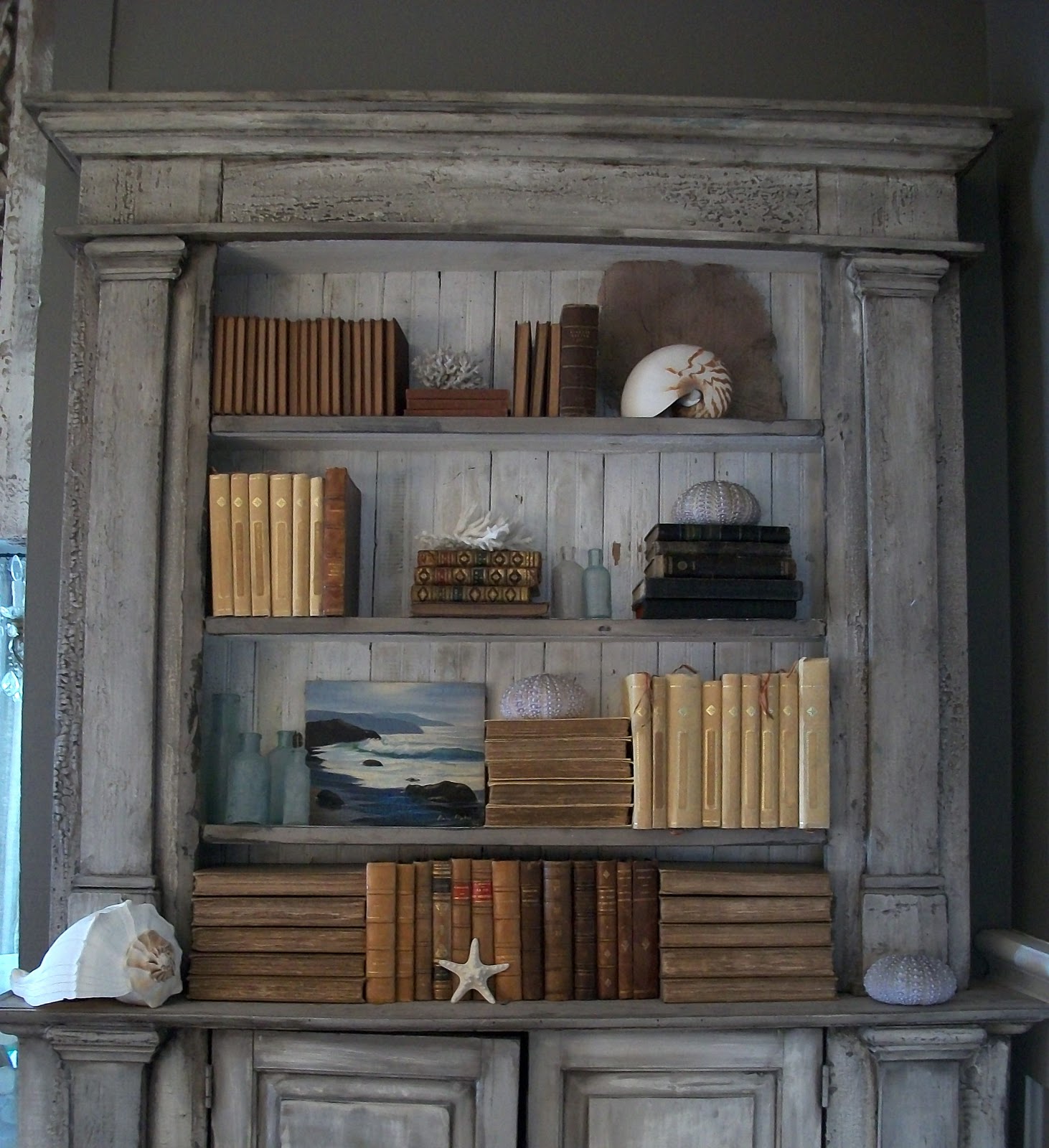 Full Bloom Cottage: Decorating Ideas for Bookshelves & Mantles