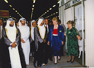 Dubai 1988, a Trónörökös, Őfelsége Sheikh Mohammed megnyitja a Magyar kiállítást