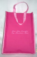 Pink Fanta Rectangle Goody Bag - Art Ria Crafts by Monica Ria