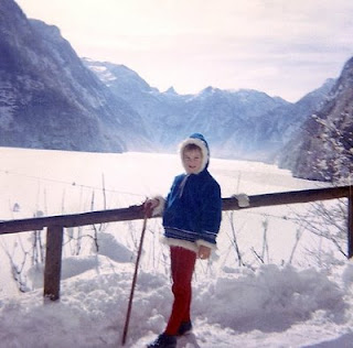 Yvonne at Chiemsee in the 60s