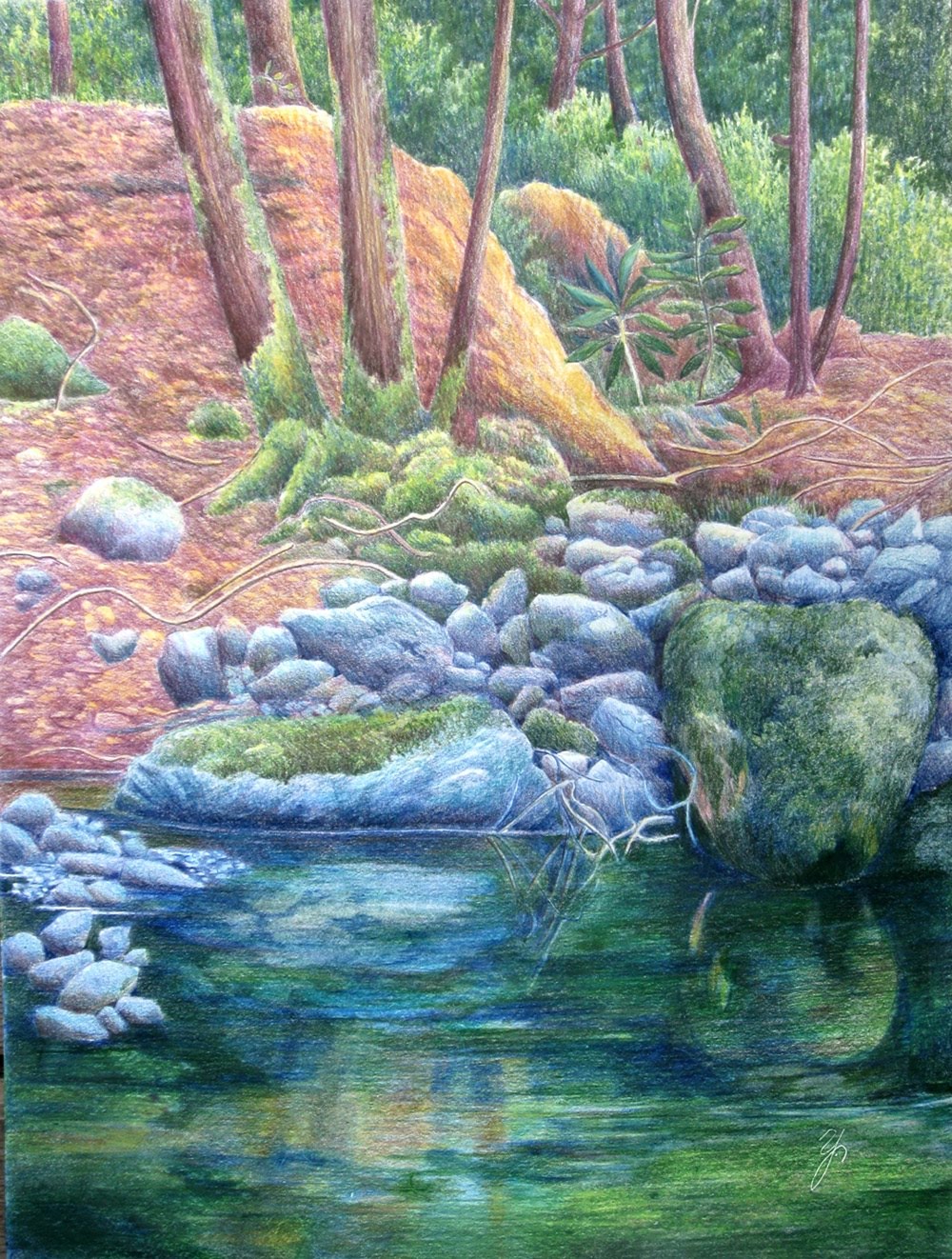 REPRESENTATIONAL ART LEAGUE Humboldt County, CA "Quiet Reflections" by