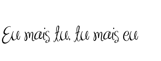 Eu mais tu, tu mais eu