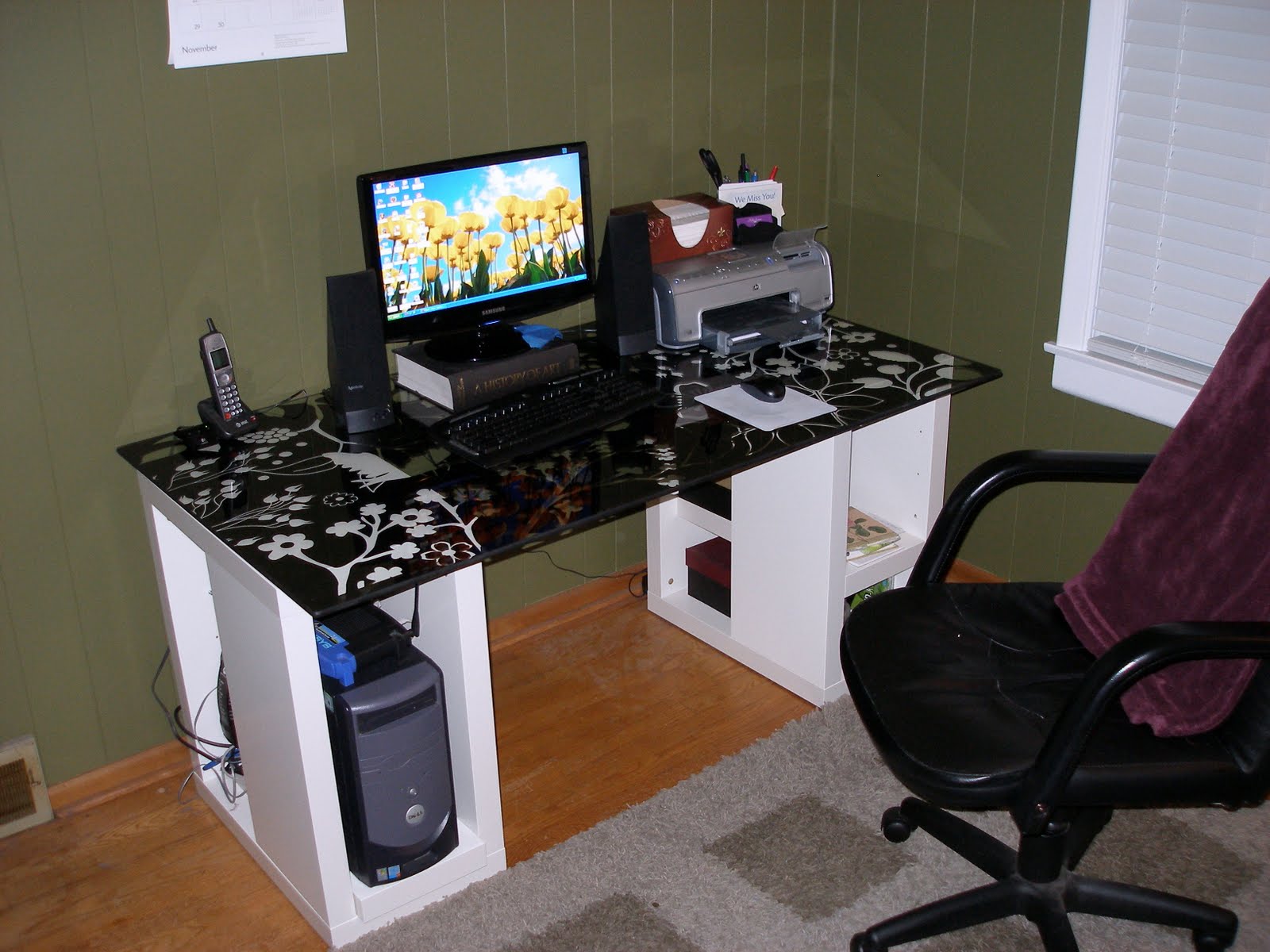 awesome computer desk plans