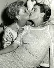 MARY MARTIN AND BEA LILLIE DYKING IT UP
