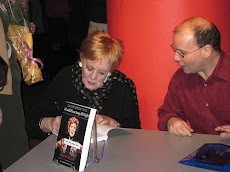 Marni and the Writer signing books at the Film Forum