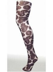 paisley print tights Mann