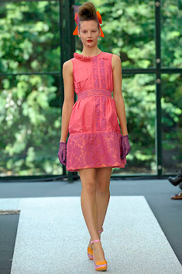 bright pink dress luella