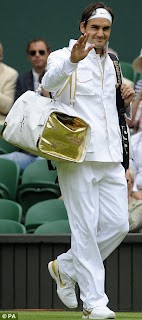 fashion at wimbledon 2009, roger federer in multi pocketed jacket