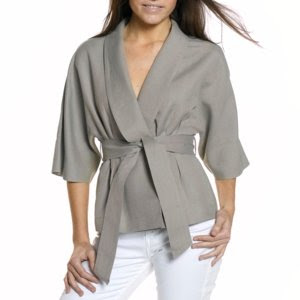 linen kimono jacket, Ladies Knitwear Autumn/ Winter 09/10