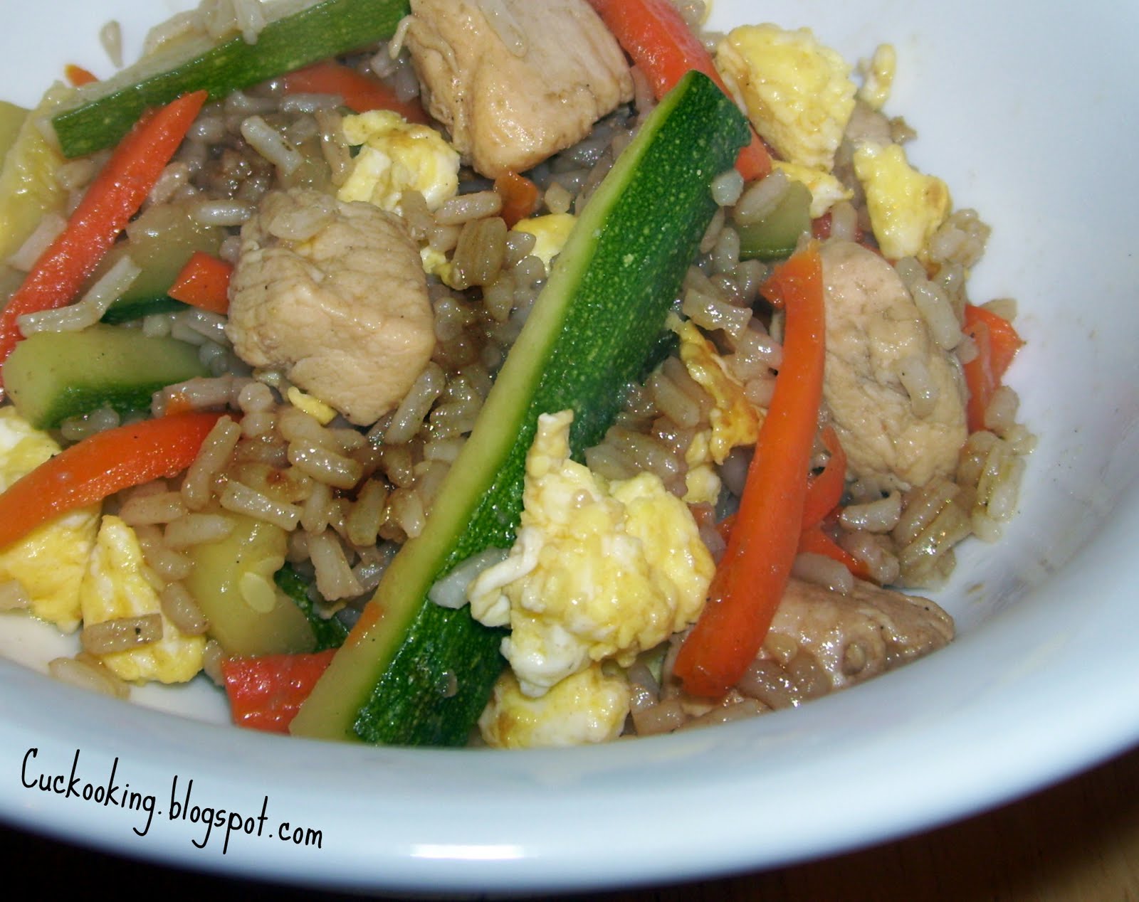 Cooking Creation AsianStyle Chicken, Zucchini and Rice