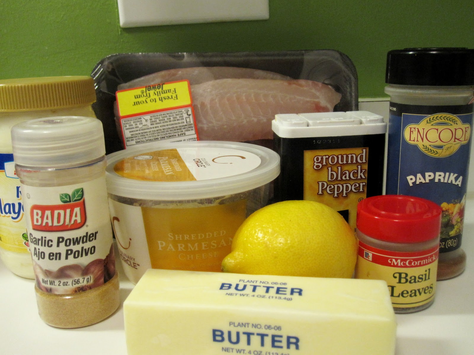 Elizabeth's Dutch Oven Broiled Tilapia Parmesan