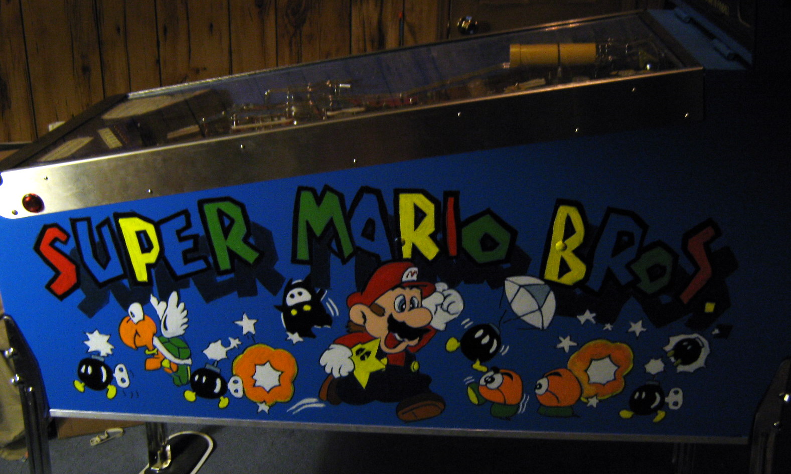 Blog at Bree Super Mario BrothersPinball Machine