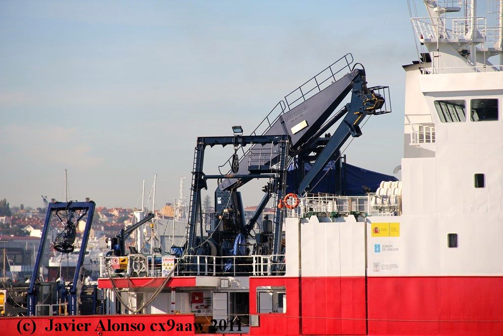 Observador de buques shipspotter en Vigo El Oceanográfico “Sarmiento