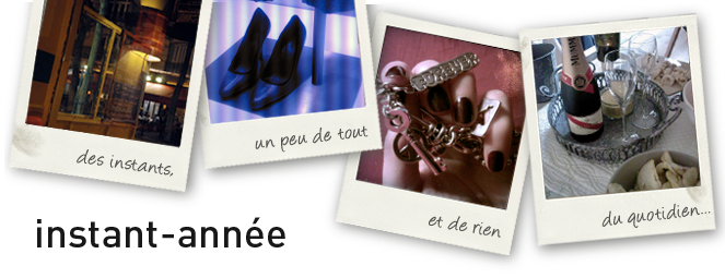 Instant-année, le blog