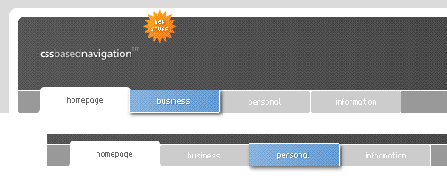 jQuery style menu with CSS3