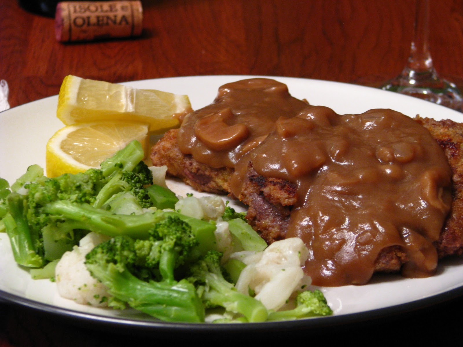 Jaeger Schnitzel (Venison)