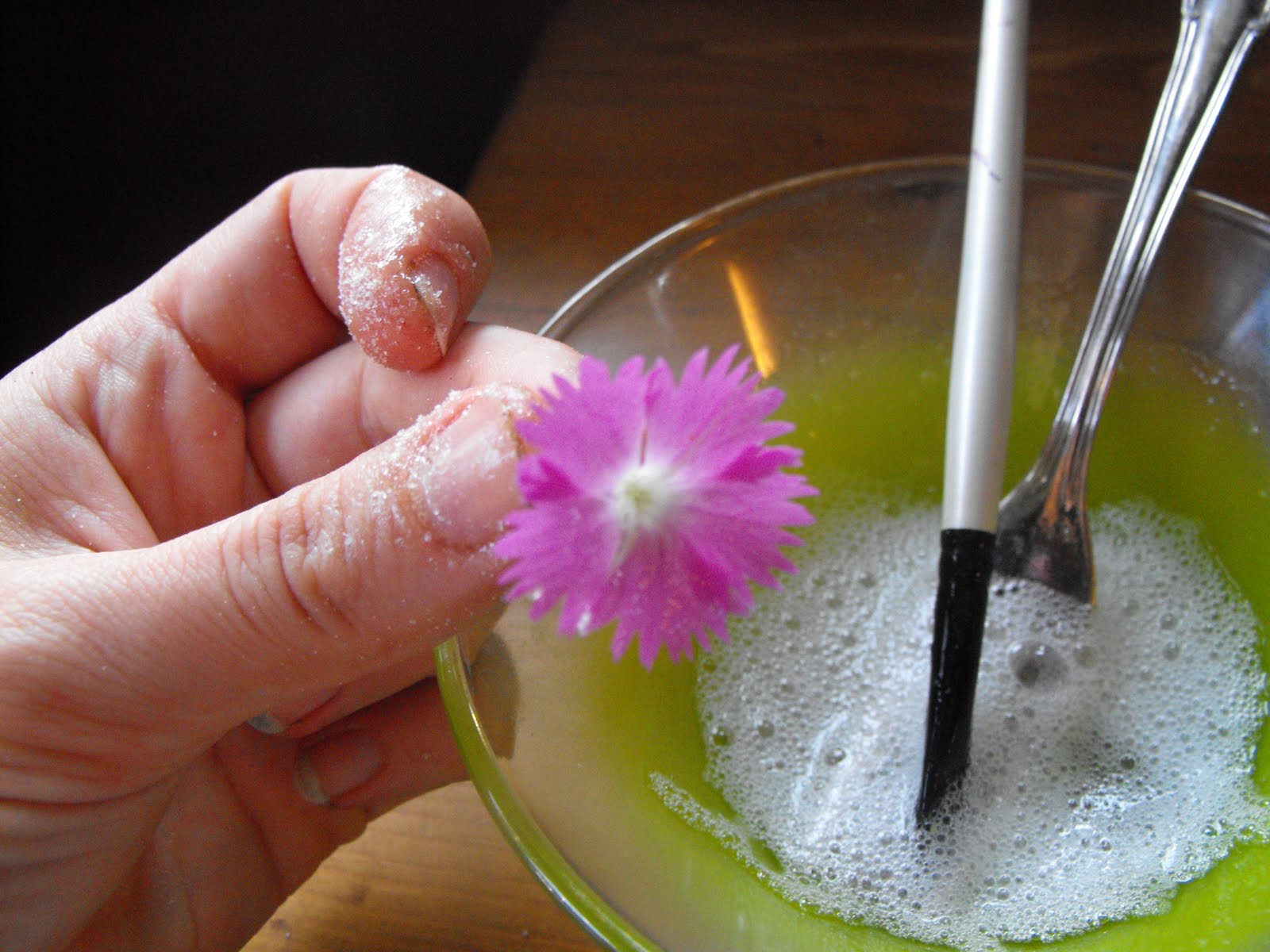 Twig and Toadstool It's Gardening Week...Let Make Crystallized Flowers!