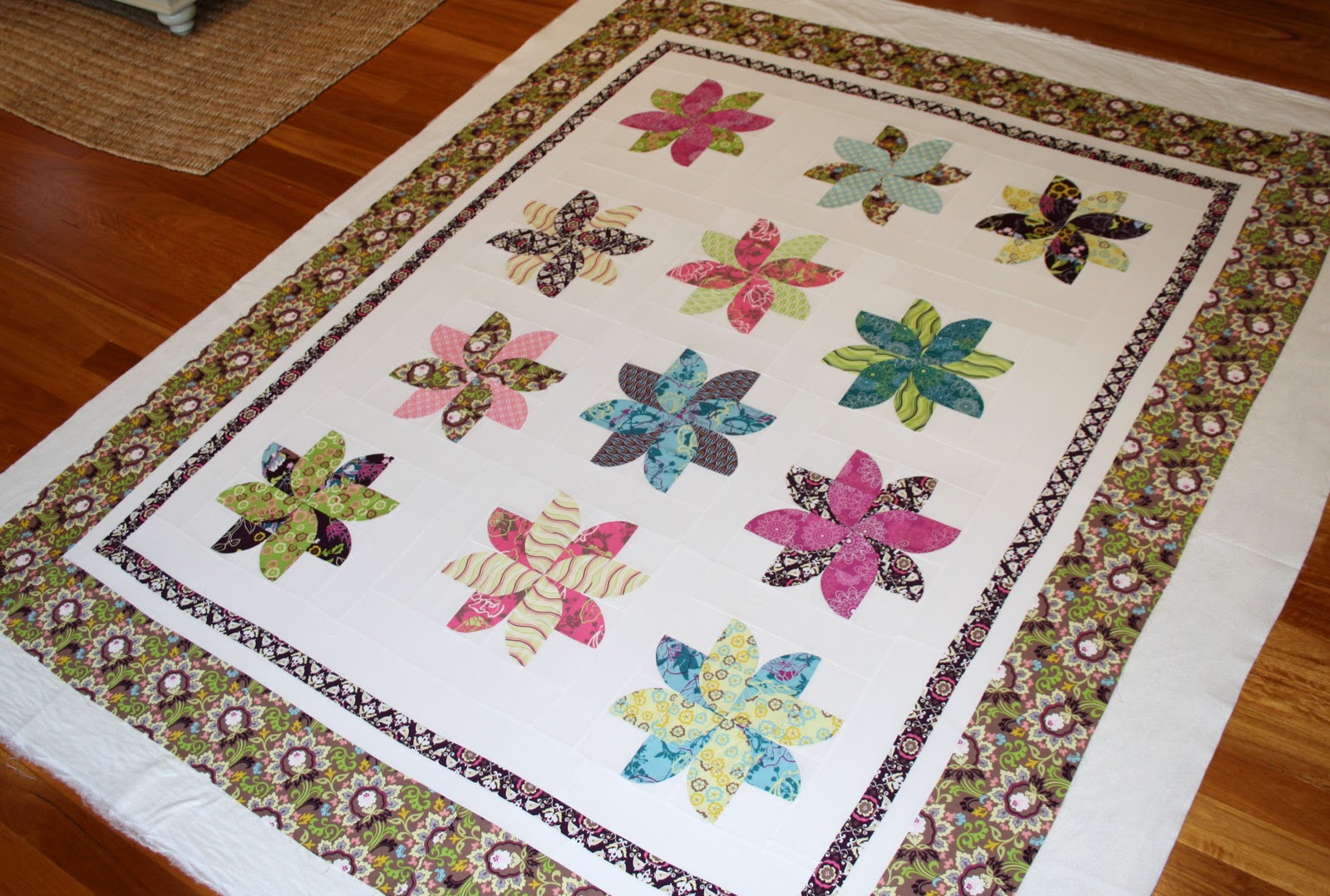 Chasing Cottons New Quilt and (soon to be) New Pattern Eden's Garden!