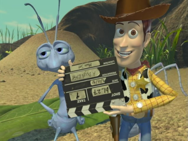 Curiosidades de Pixar Woody%2BBugs