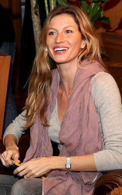 Gisele Bundchen at the Four Seasons' hotel Teddy Bear Tea