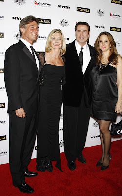 John Travolta and Kelly Preston at the 2011 G'Day USA Black Tie Gala