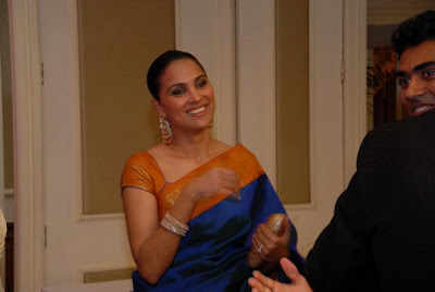 Lara Dutta with fiance Mahesh Bhupati at an Engagement Pics