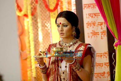 Celina Jaitly shoots for 'X-Age' mobile
