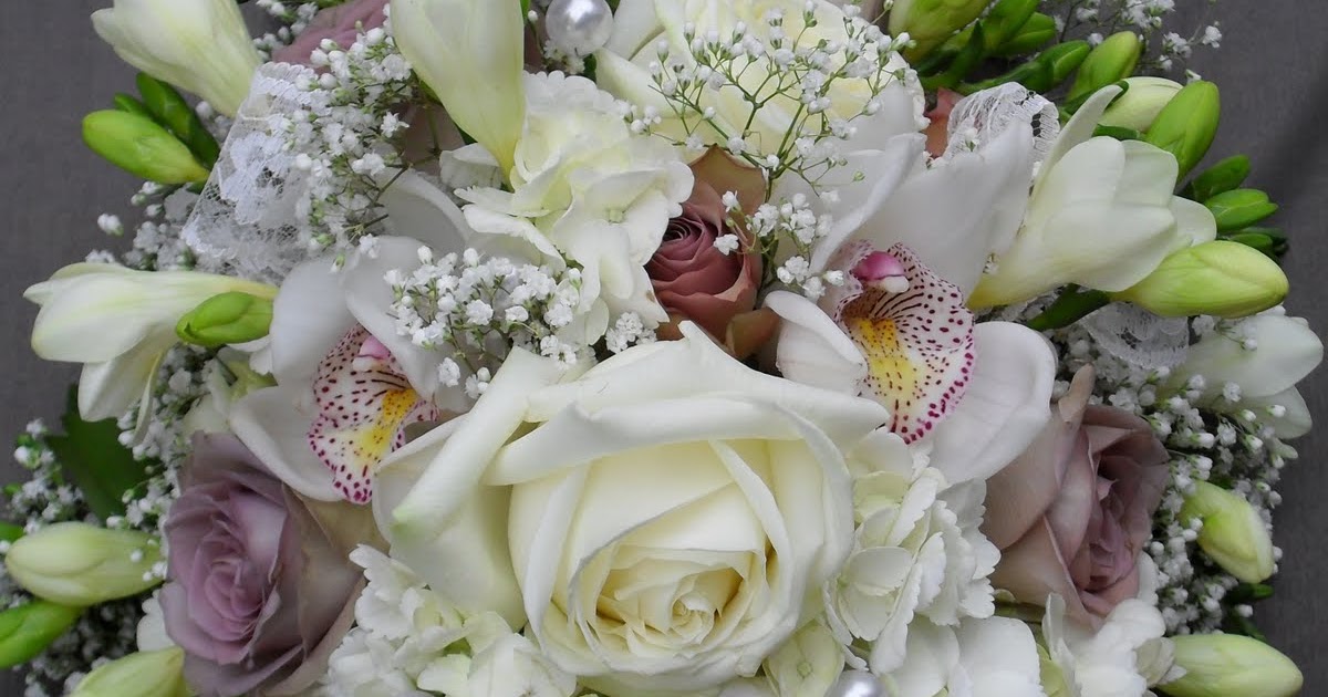 Someflower Old English Flowers. Pearls &amp; Vintage Lace in
