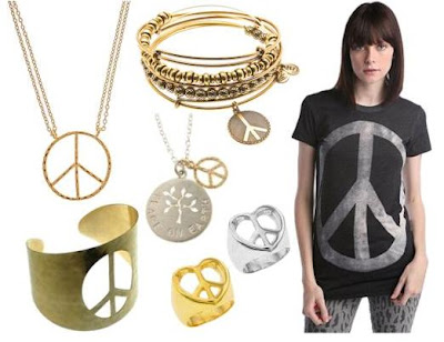 Peace & Love Charms Cupid Toggle Bracelet*-Peace & Love, peace, peace Peace & Love Charms Cupid Toggle Bracelet*-Peace & Love, peace, peace