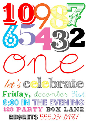 new year's even invite