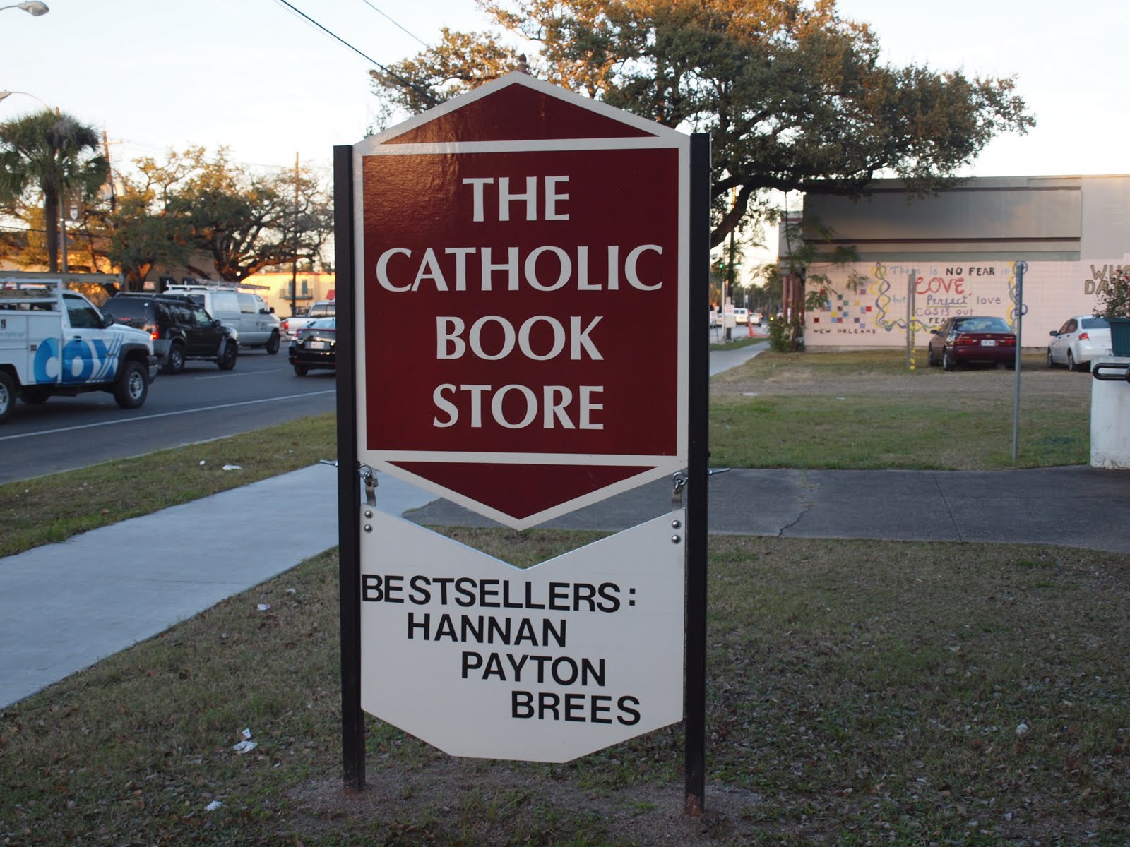 angels and people, life in New Orleans: The Catholic Book Store