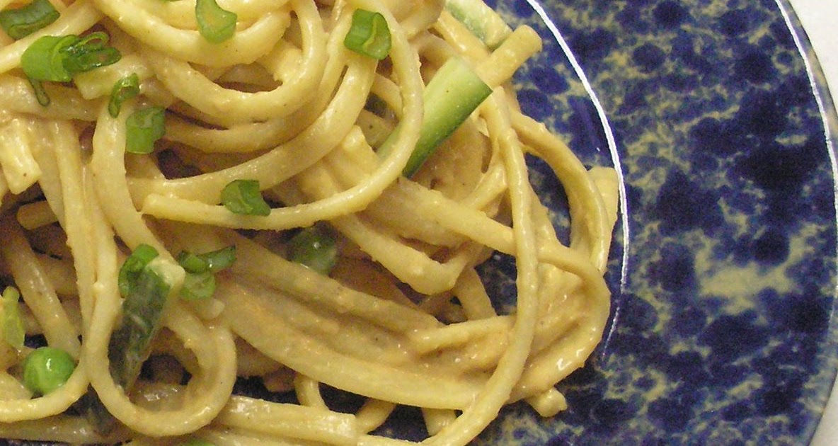 Vermont Food and Garden Linguini with Peanut Sauce