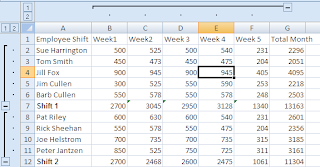 excel group auto outline excel group auto outline
