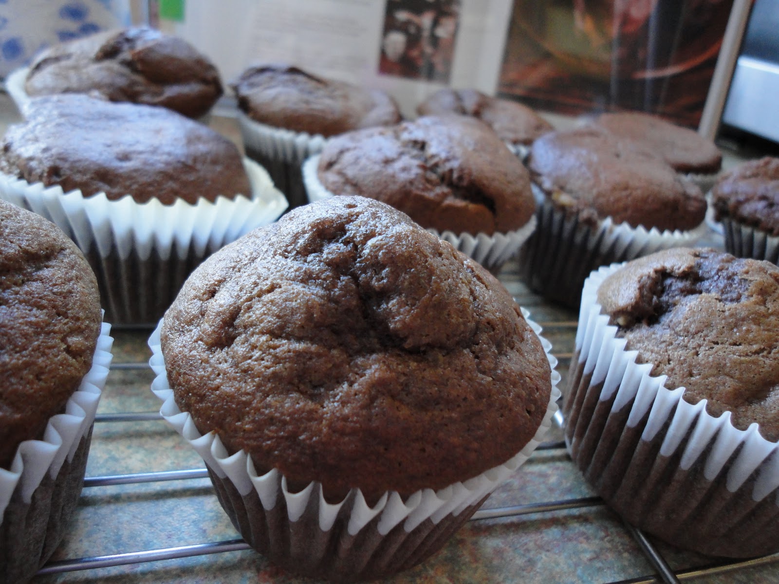 Babaduck Chocolate Banana Muffins (from Nigella's Kitchen)