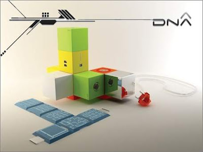 DNA computer concept DNA computer