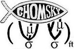 Chomsky Fish. I beleive in Universal Grammar.
