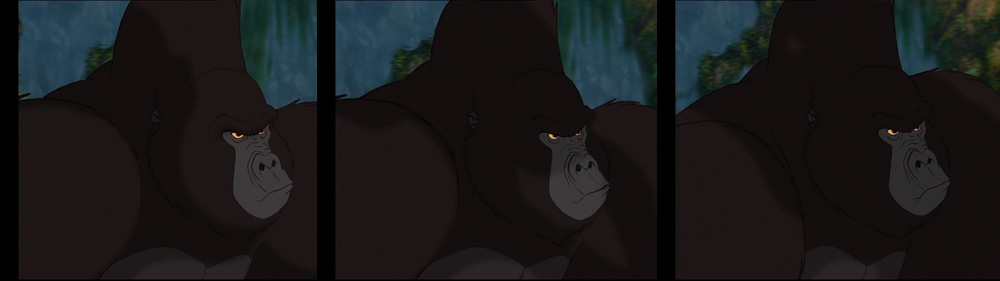 Colorful Animation Expressions: Tarzan - Kerchak: a shadowy figure (3/4)