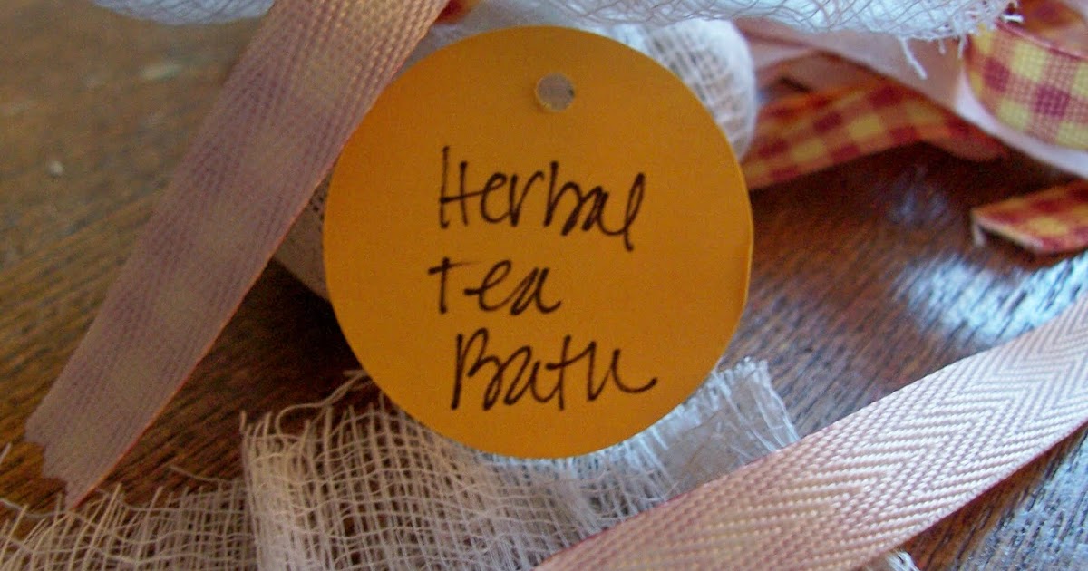 Storing Up My Treasures DIY Herbal Bath Tea Bags