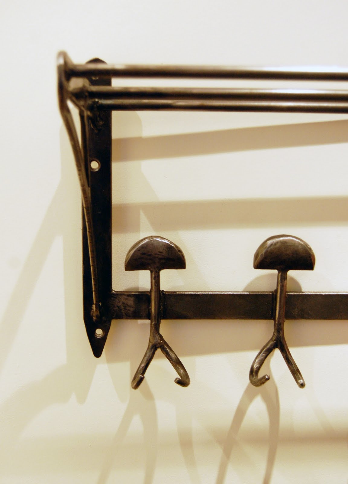 Metal Work Deco hat rack