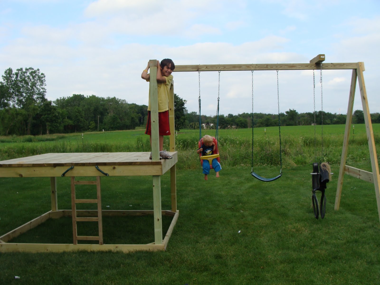 ana white swing set