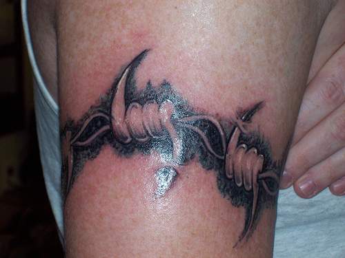 Barbed Wire Tattoos For Men