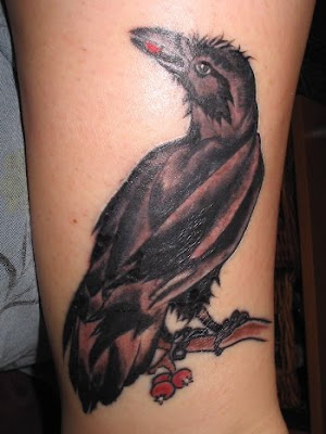 the crow: screaming. profanArte & Pedro @ Queen of Hearts Tattoo Studio,