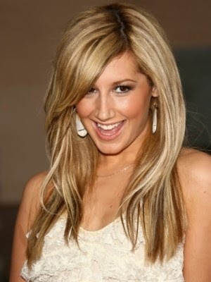 Ummundocatita Ashley Tisdale Long Blonde Highlights