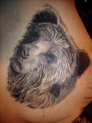 Bear Head Tattoos tattoos on head. Bear Head Tattoos